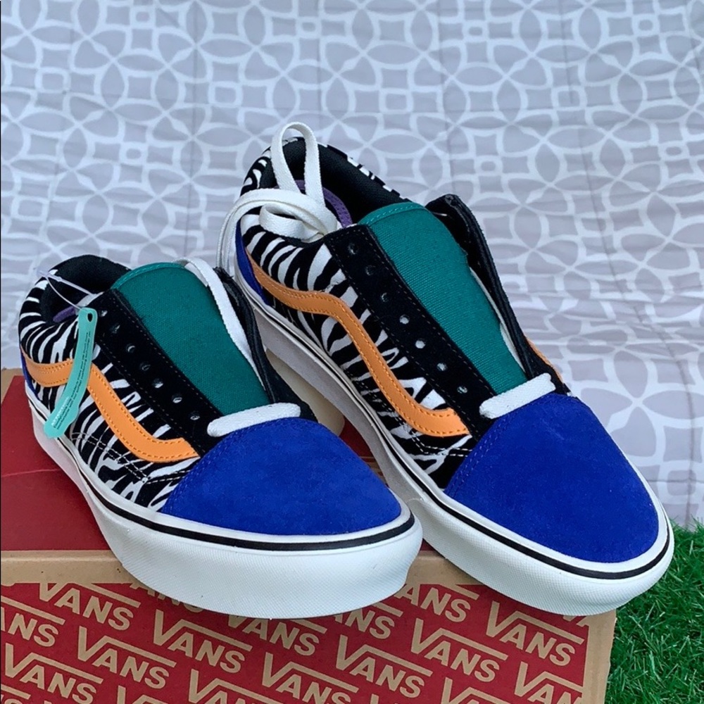 VANS COMFYCUSH OLD SKOOL ZEBRA Tldepoolsrt The WbW - Picture 2 of 16